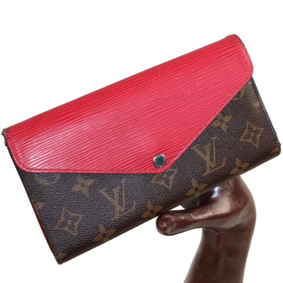 Louis Vuitton Handbags - Louis Vuitton Pigment Marie-Lou Monogram & Red Long Wallet